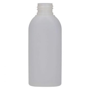 100 ml fles Basic Oval HDPE naturel 24.410