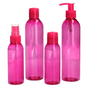 Basic Round Bottle PET Pink