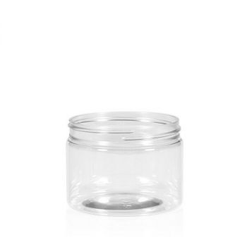 150 ml jar Clear cylinder PET transparent